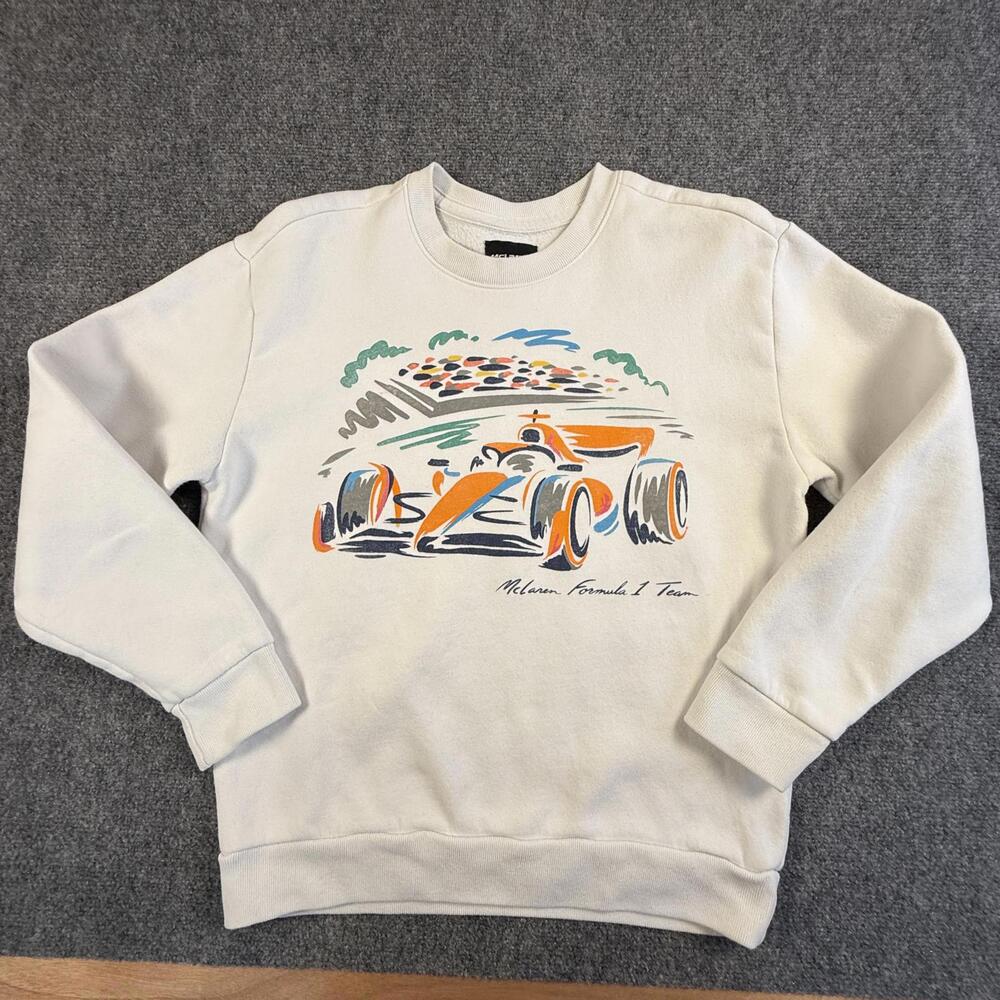 McLaren Formula 1 Team‎ White Sweatshirt Size Small #1715